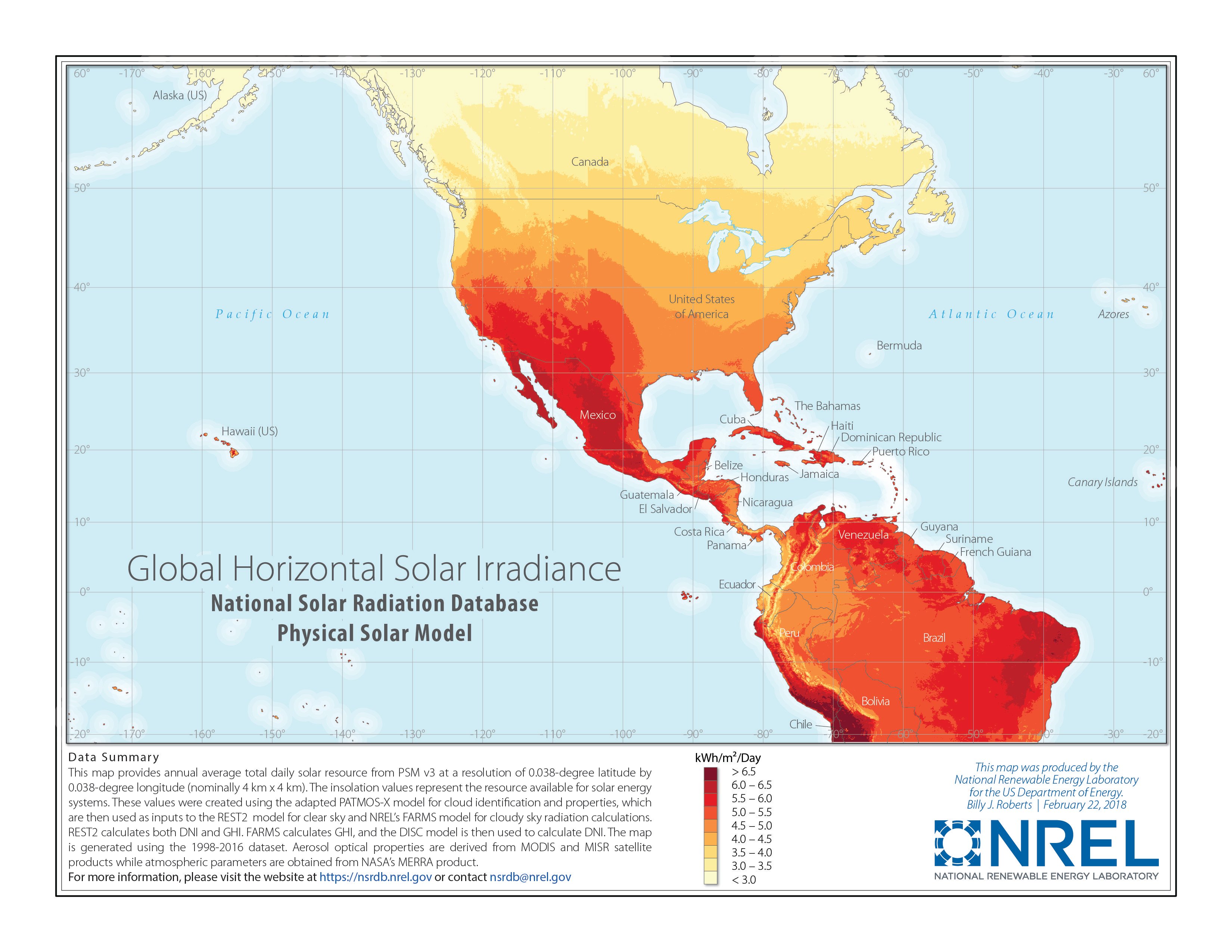 Solar Resource Maps and Data | Geospatial Data Science | NREL