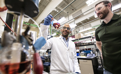 photo of researchers in a lab