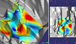 Geothermal hotspots on a map