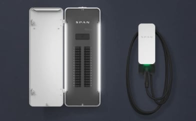 SPAN panel and EV charging unit