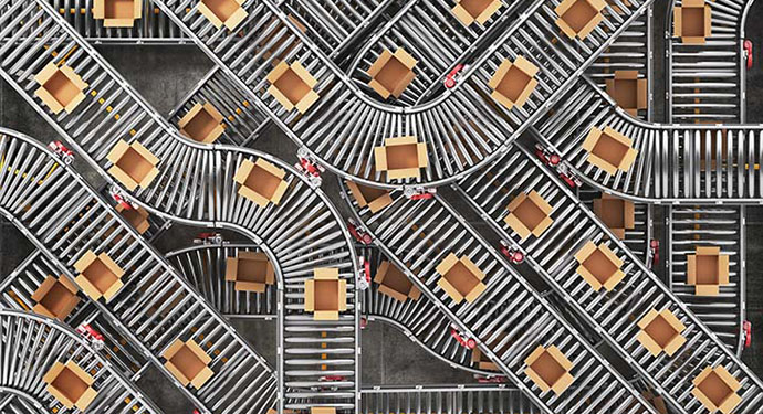 supply-chain-istock-1160031067 Boxes in a warehouse.