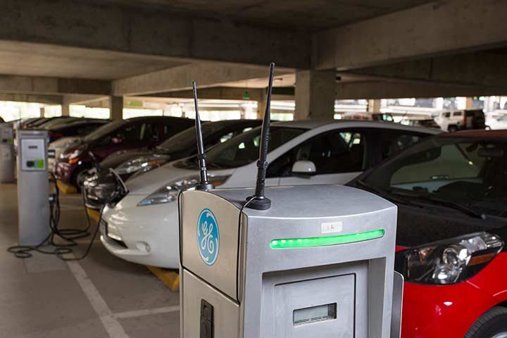 Electric vehicle charging station