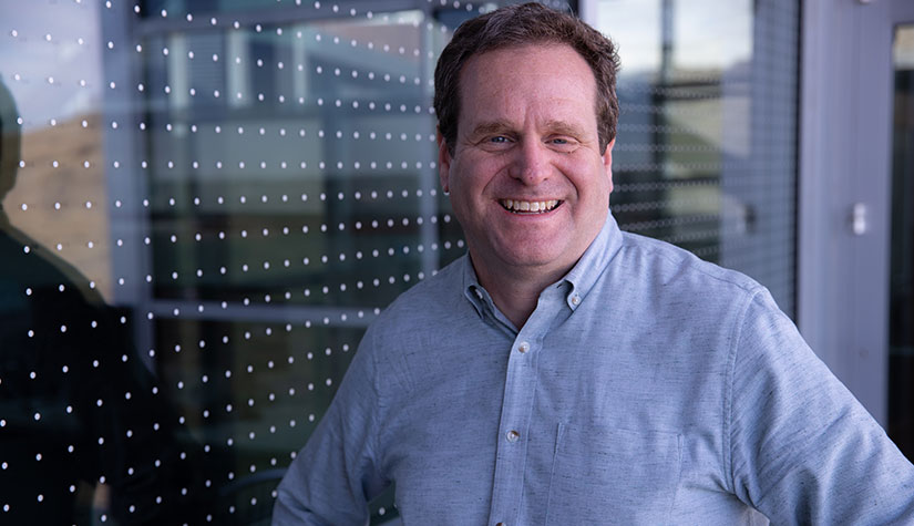 A man smiling.