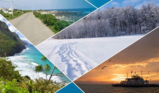 Continue reading about A mosaic of different land and seascapes.