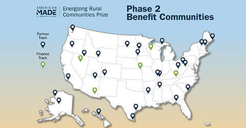 Phase 2 Benefit Communities map