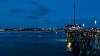 20240111-newsletter-ocean-energy Early morning light falls on Jennette’s Pier in North Carolina’s Outer Banks.