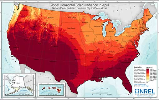 Solar Resource Maps and Data | Geospatial Data Science | NREL