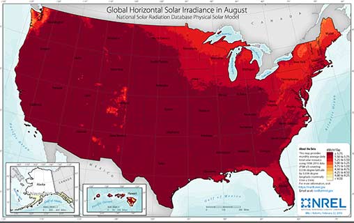 Solar Resource Maps and Data | Geospatial Data Science | NREL