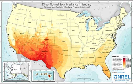 Solar Resource Maps and Data | Geospatial Data Science | NREL