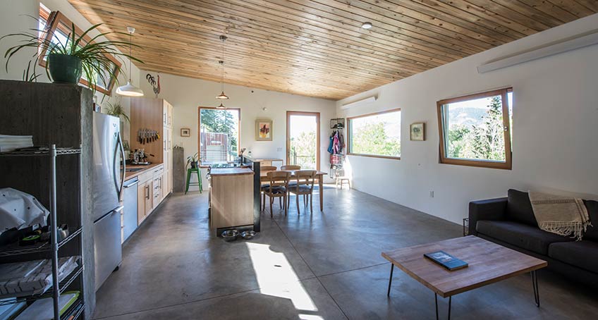 A passive house in Golden, Colorado. Photo by Dennis Schroeder, NREL