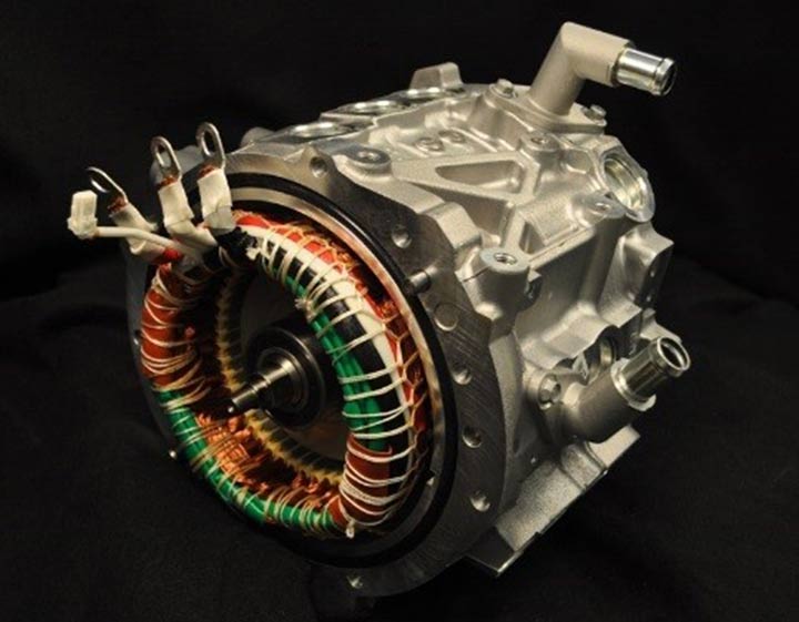 5-201806-power-electronics Close up view of an engine motor